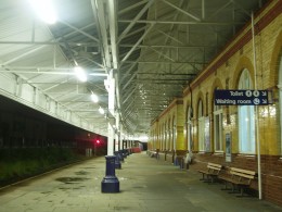 Bolton railway station platform 1